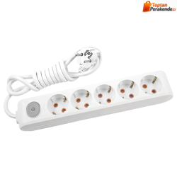 Viko Multi-Let Beşli Grup Priz Anahtar Topraklı 5 Metre Beyaz (Çocuk Korumalı) 90117505
